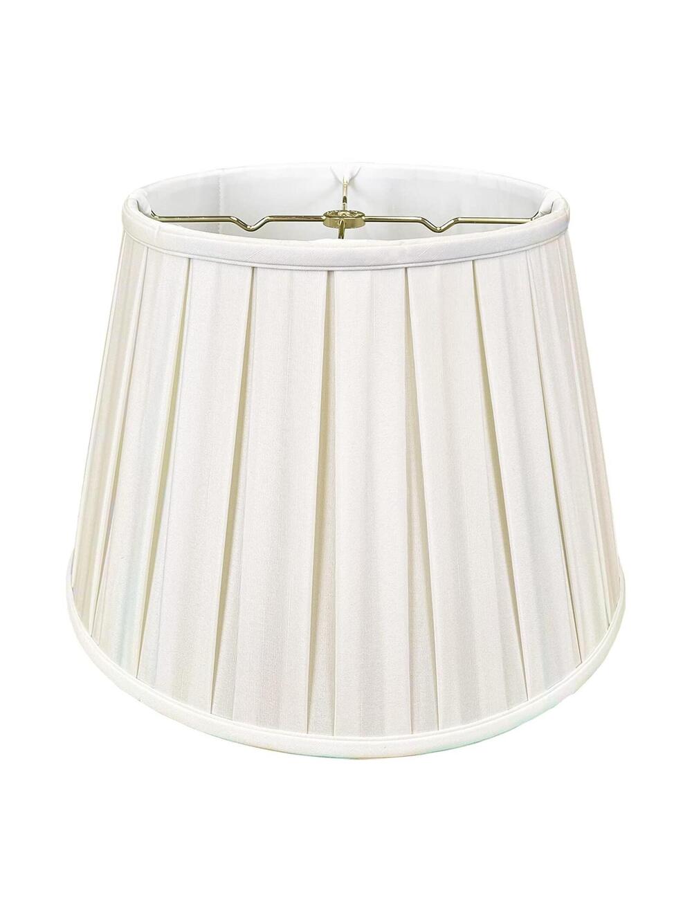 Royal Designs, Inc. Empire English Pleat Lamp Shade BSO-724-16WH, 10.5 x 16 x 11